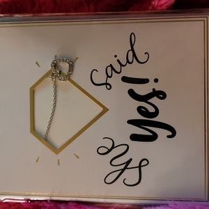 18" necklace with heart charm